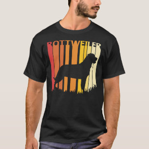 Camiseta Silueta de la raza del perro Rottweiler