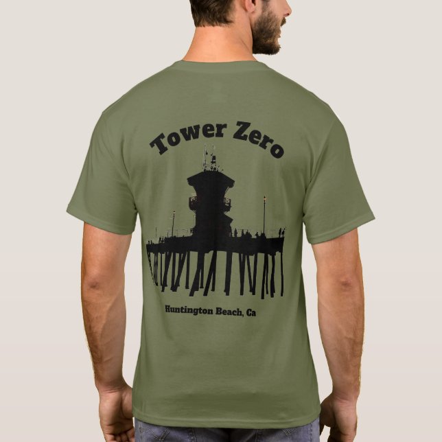 Camiseta Silueta de la Torre Zero (Reverso)