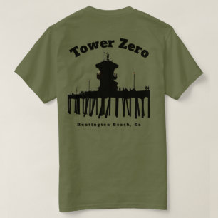 Camiseta Silueta de la Torre Zero (Hombres)