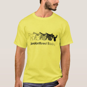 Camiseta Silueta de las Carreras de Standardbred