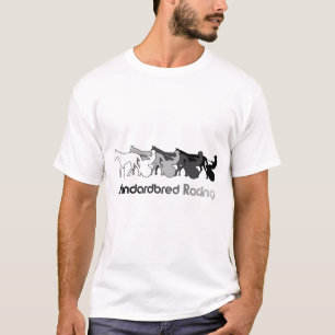 Camiseta Silueta de las Carreras de Standardbred