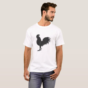 Camiseta Silueta de listado - Elija color de fondo