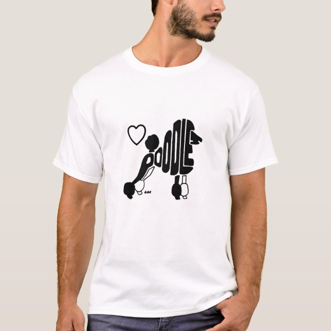 CAMISETA SILUETA DE LOS CANICHES (Anverso)