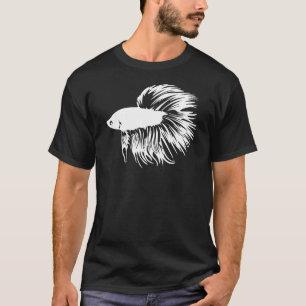 Camiseta Silueta de los pescados de Betta