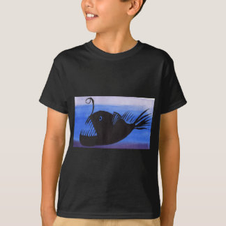 Camiseta Silueta de los pescados de pescador