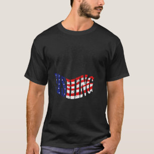 Camiseta Silueta de lubina USA Fishing Bass Hunter 1