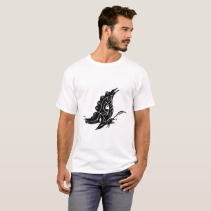 Camiseta Silueta de Mariposa