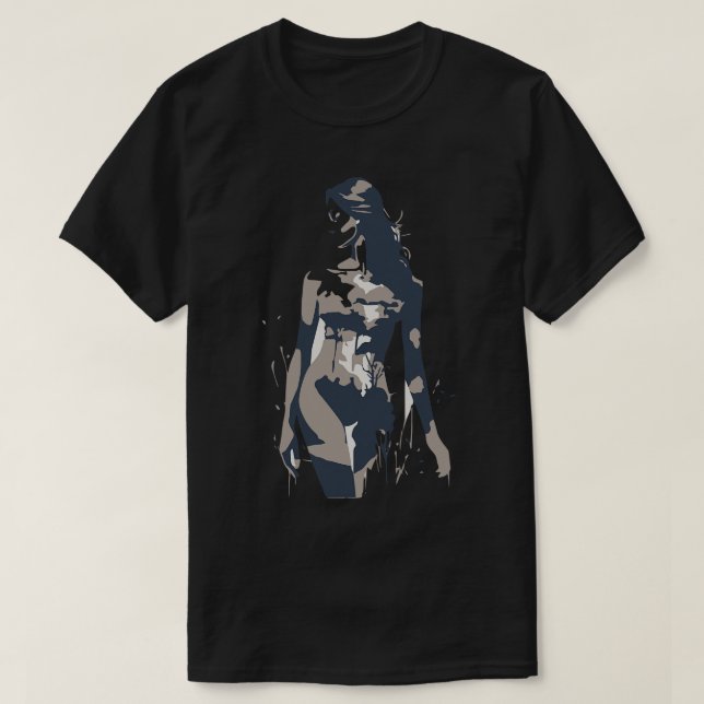 Camiseta silueta de mujer (Diseño del anverso)