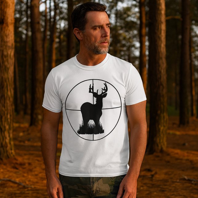 Camiseta Silueta de objetivo de caza de venados (Subido por el creador)