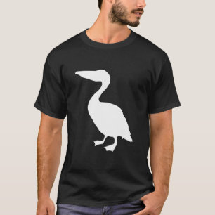 Camiseta Silueta de Pelícano