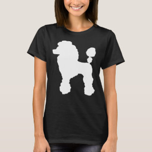 Camiseta silueta de perro de cangrejo de carne de perro