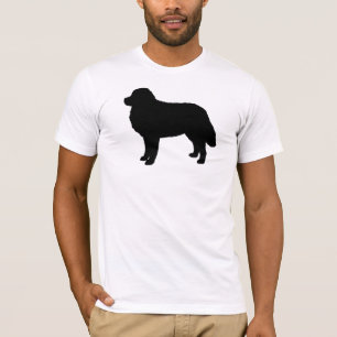 Camiseta Silueta de perro de montaña de Berna Amante de Ber