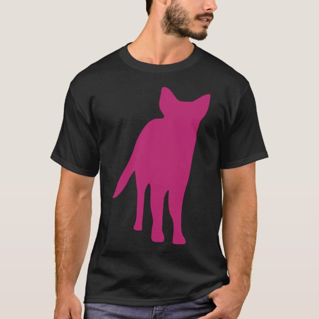 Camiseta Silueta de perro pastor alemán (Anverso)