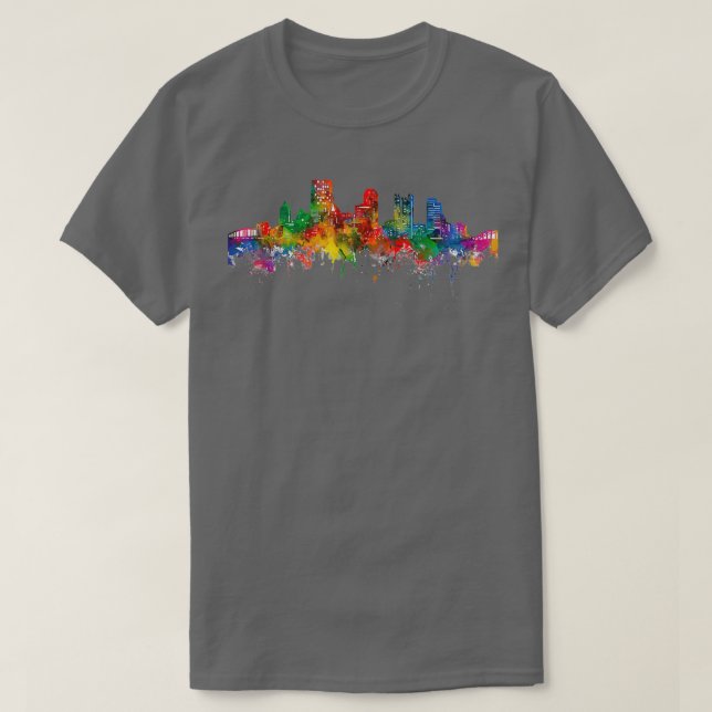 Camiseta silueta de pittsburgh (Diseño del anverso)