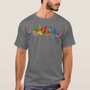 Camiseta silueta de pittsburgh