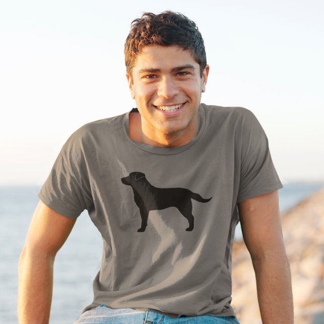 Camiseta Silueta de raza de perro recuperadora del laborato (Subido por el creador)