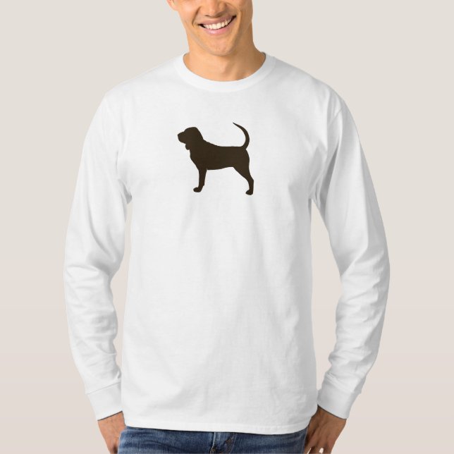 Camiseta Silueta de sabueso (Anverso)