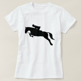 Camiseta Silueta de salto del Equestrian de Seat de la caza