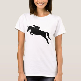 Camiseta Silueta de salto del Equestrian de Seat de la caza