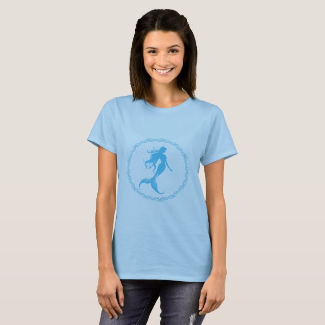 Camiseta Silueta de Sirena (Anverso completo)