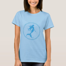 Camiseta Silueta de Sirena