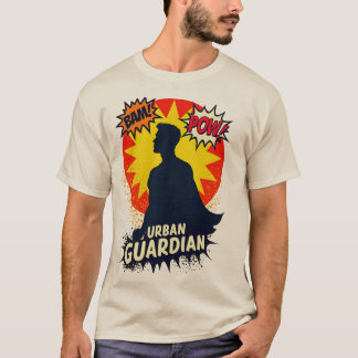 Camiseta Silueta de superhéroes retro - Diseño de guardiane