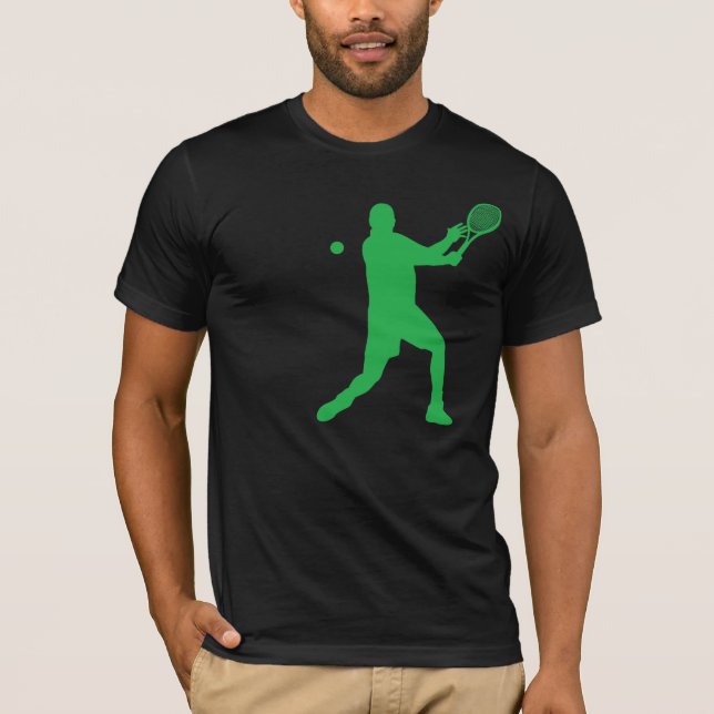 Camiseta silueta de tenis (Anverso)