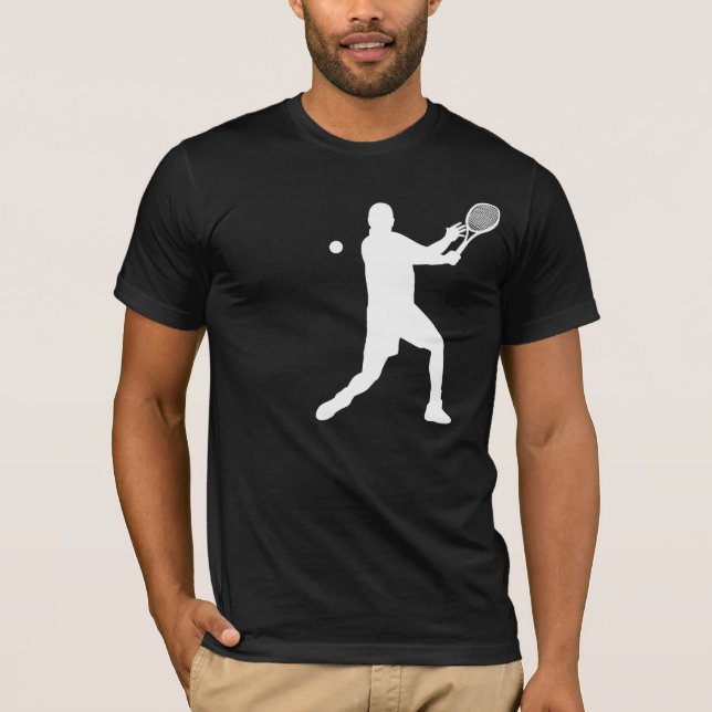 Camiseta silueta de tenis (Anverso)