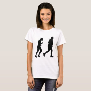 Camiseta Silueta de trotamundos