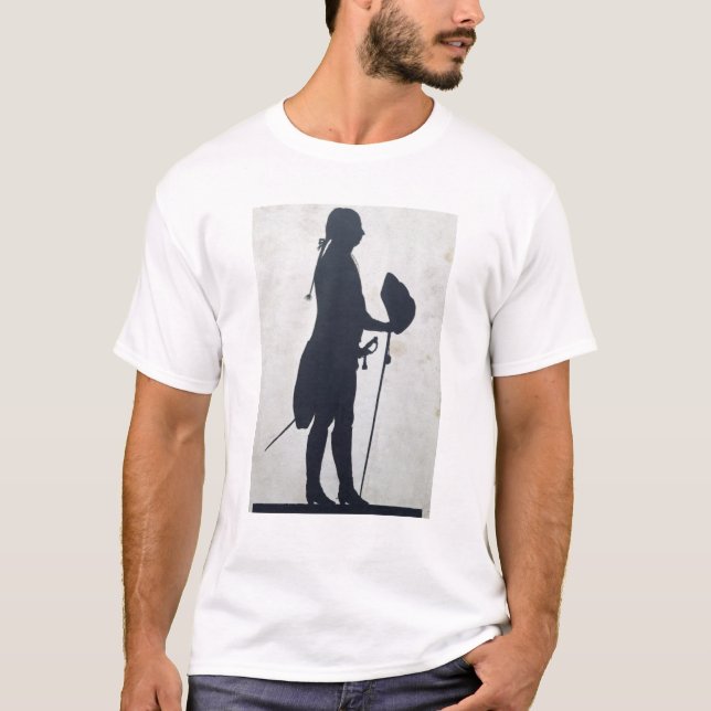 Camiseta Silueta de un hombre (Anverso)