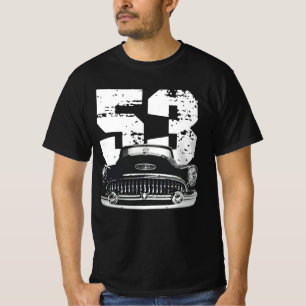 Camiseta Silueta de vista frontal especial Buick 1953 