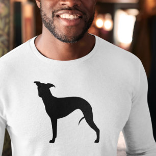 Camiseta Silueta de Whippet
