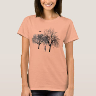 Camiseta Silueta del árbol