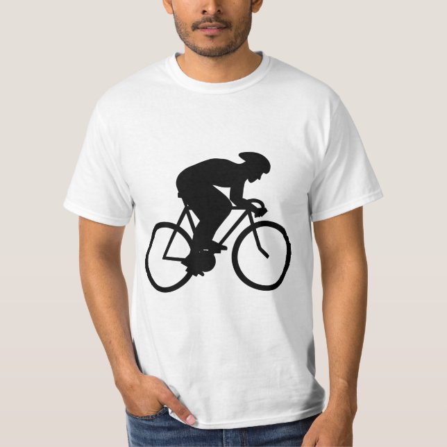 Camiseta Silueta del ciclista (Anverso)