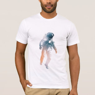 Camiseta Silueta del desafío de descubrimiento del astronau