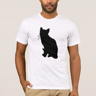 Camiseta Silueta del gato