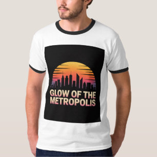 Camiseta Silueta del horizonte noches Nueva York