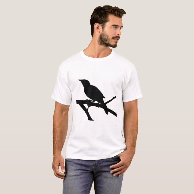 Camiseta Silueta del Mockingbird (Anverso completo)