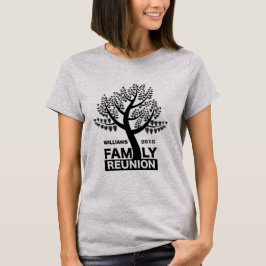 Camiseta Silueta del negro del árbol del corazón de la