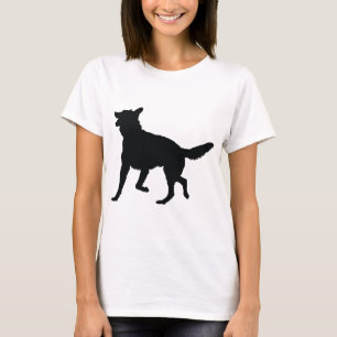 Camiseta Silueta del pastor alemán