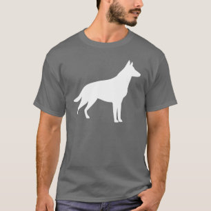 Camiseta Silueta del pastor alemán