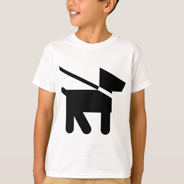 Camiseta ¡Silueta del perro! (Anverso)