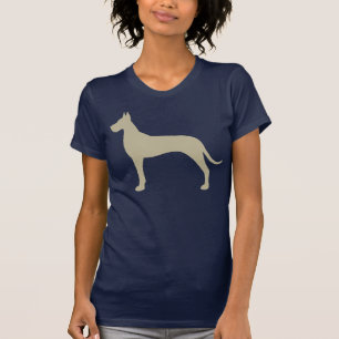 Camiseta Silueta del perro de great dane