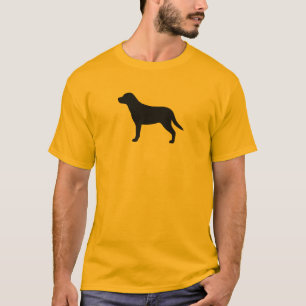 Camiseta Silueta del perro de montaña suizo grande