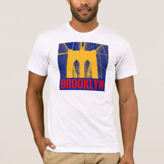 Camiseta Silueta del puente de Brooklyn