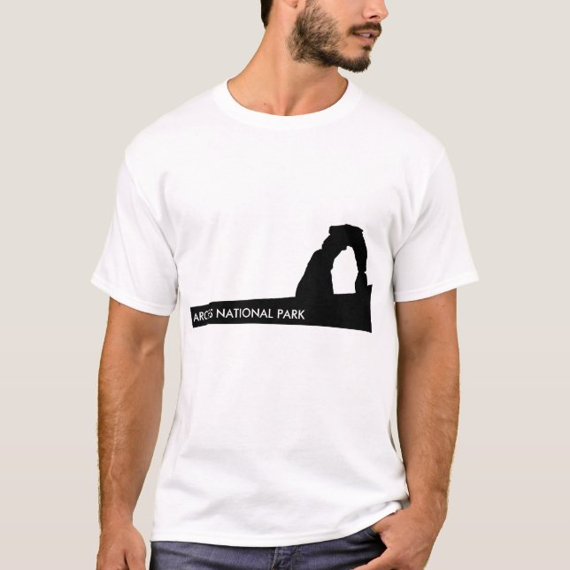 Camiseta Silueta Delicate Arch (Anverso)