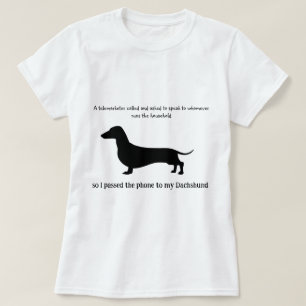 Camiseta Silueta divertida de Dachshund