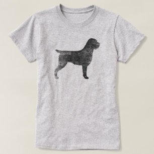 Camiseta Silueta el señalar Griffon Wirehaired