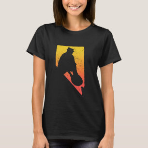 Camiseta Silueta Estatal Gold Panner Nevada - Panorama de o
