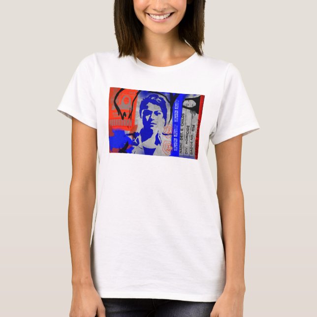 Camiseta Silueta huérfana del negro el | Beth Childs (Anverso)